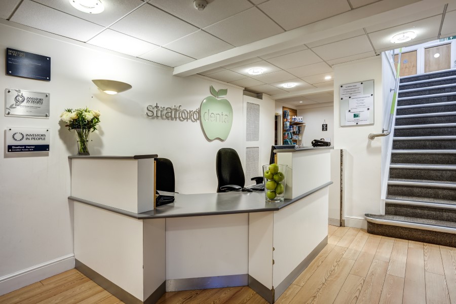 Stratford dental reception team